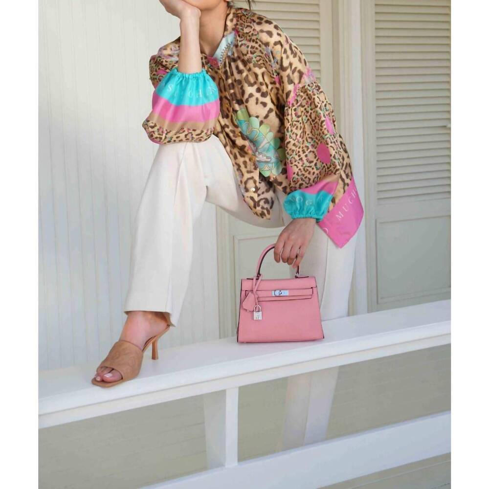 NEW MUCHO GUSTO pastel dreams blouse in multi